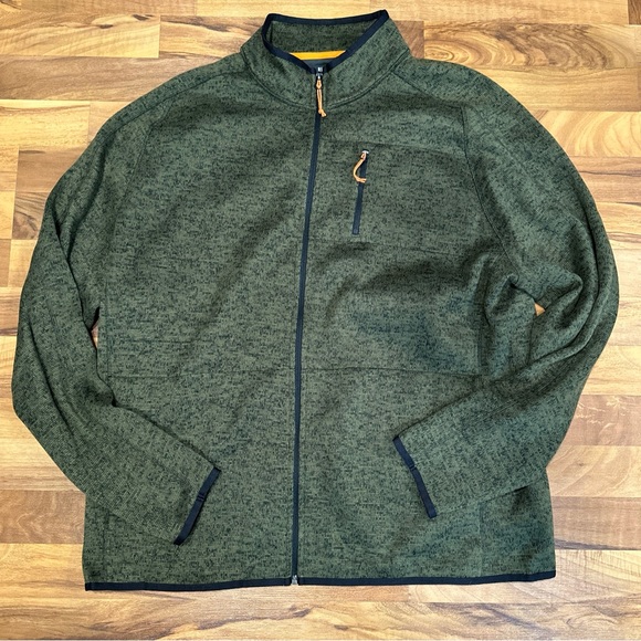 NWOT Ruff Hewn full zip jacket‎ green mens XXL - Picture 1 of 4